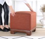 Atelier Del Sofa Puf Rojo Teja
